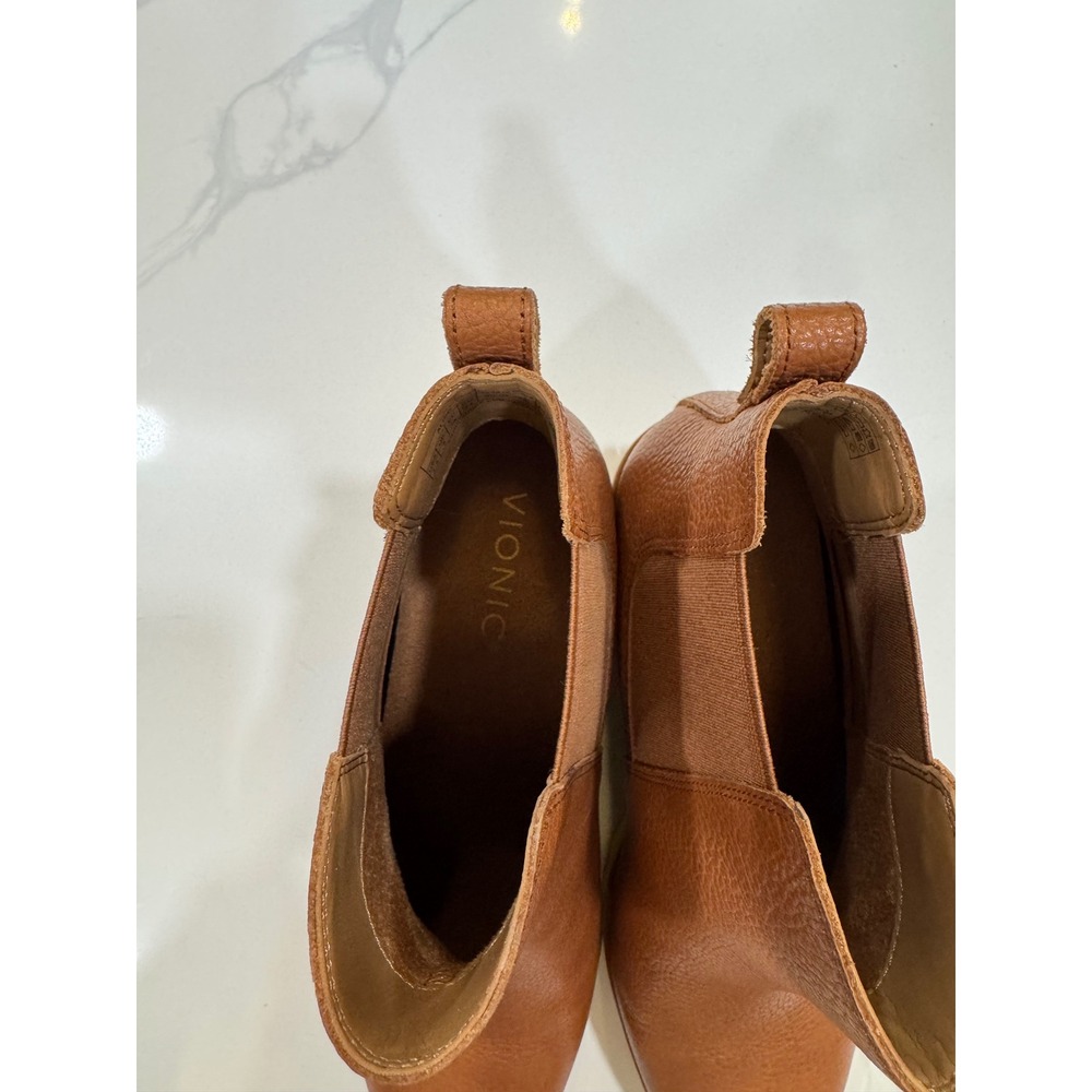 Vionic Women's Brown Aliso Wedge Chelsea Boot Size 7.5 - Picture 7 of 10